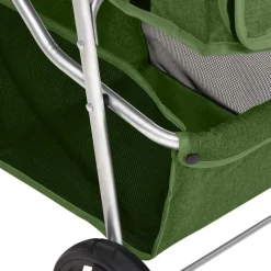 vidaXL Productos Para Mascotas-Cochecito para perros plegable tela oxford 80x46x98 cm