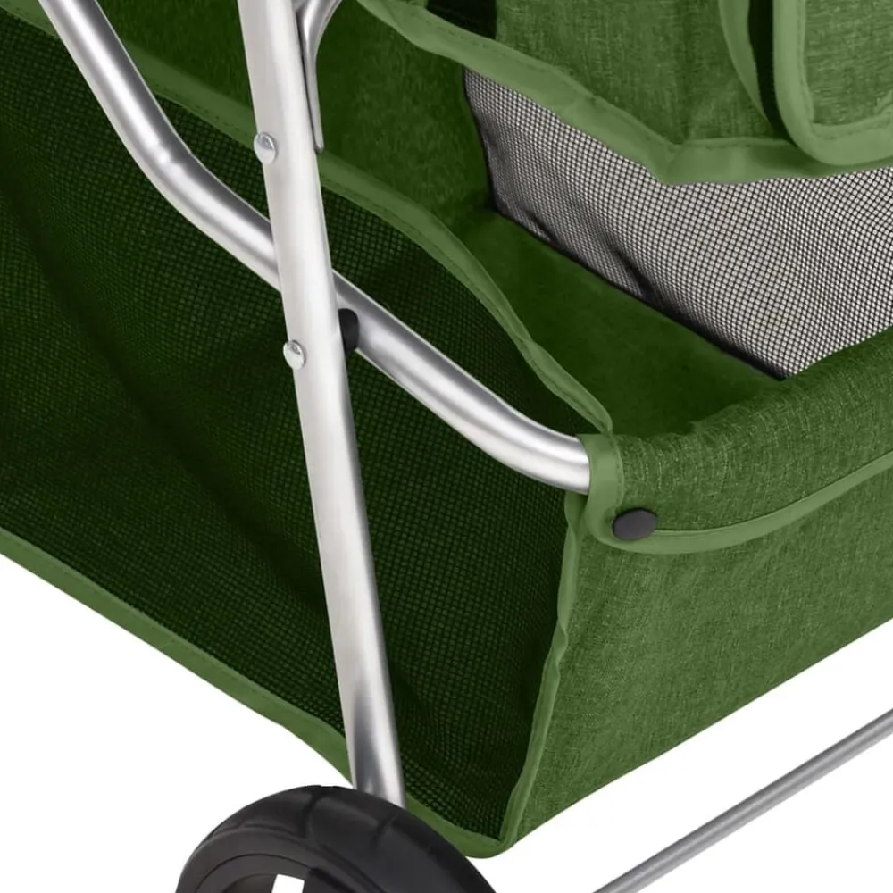vidaXL Productos Para Mascotas-Cochecito para perros plegable tela oxford 80x46x98 cm