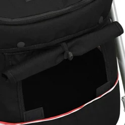 vidaXL Cochecito para perros plegable tela lino 100x49x96 cm Negro Best