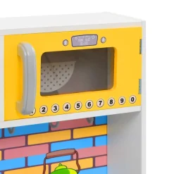 vidaXL Juguetes-Cocinita de juguete MDF multicolor 80x30x85 cm