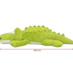 vidaXL Juguetes-Cocodrilo de peluche grande XXL 100 cm