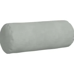 vidaXL Cojines Bolster 2 pcs Ø 15 x 40 cm Tela de pana Gris claro Hot