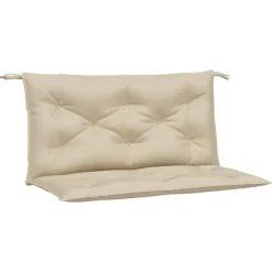 vidaXL Cojines de banco de jardín 2 uds tela Oxford 100x50x7 cm Beige New