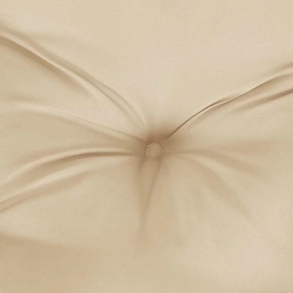 vidaXL Cojines de banco de jardín 2 uds tela Oxford 100x50x7 cm Beige New