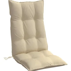 vidaXL Cojines de silla con respaldo alto 2 uds tela Oxford Beige Online