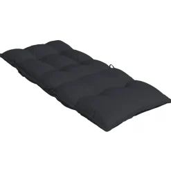 vidaXL Cojines de silla con respaldo alto 2 uds tela Oxford Negro Online