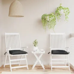 vidaXL Decoración-Cojines de silla de jardín 2 uds tela Oxford 40x40x7 cm