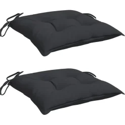 vidaXL Decoración-Cojines de silla de jardín 2 uds tela Oxford 40x40x7 cm