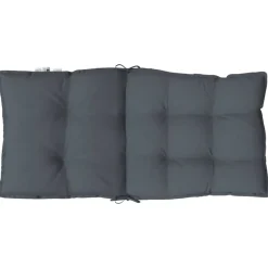 vidaXL Cojines de silla respaldo bajo 2 uds tela Oxford gris Antracita Clearance