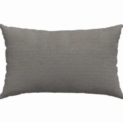 vidaXL Cojines de sofá 2 pcs 50 x 30 cm Tela de pana Gris claro New