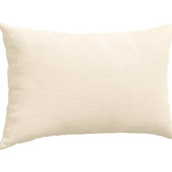 vidaXL Cojines de sofá 2 pcs 50 x 30 cm Tela de pana Crema Hot