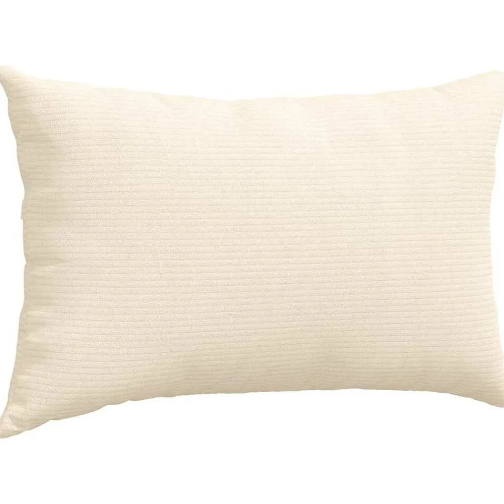vidaXL Cojines de sofá 2 pcs 50 x 30 cm Tela de pana Crema Hot