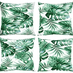 vidaXL Decoración-Cojines de sofá 4 uds tela 40x40 cm