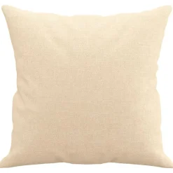 vidaXL Cojines decorativos 2 uds tela 40x40 cm Crema Online