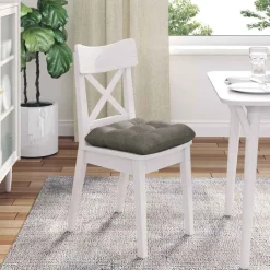 vidaXL Decoración-Cojines para asiento 4 pcs 40 x 40 cm Tela de pana