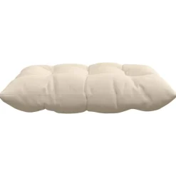 vidaXL Cojines para asiento 4 pcs 40 x 40 x 6 cm Microfibra Beige Discount