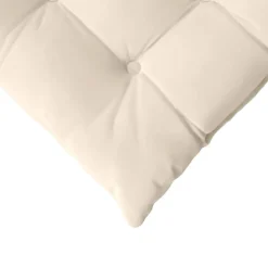 vidaXL Cojines para asiento 4 pcs 40 x 40 x 6 cm Microfibra Beige Discount