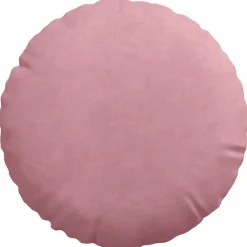 vidaXL Cojines para asiento 2 pcs Ø30 x 13 cm Terciopelo Rosa Outlet