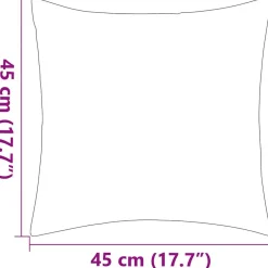 vidaXL Cojines para exteriores 2 unidades 45x45 cm Gris Hot