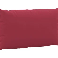 vidaXL Decoración-Cojines para palets 3 unidades tela Oxford rojo tinto
