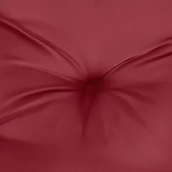 vidaXL Decoración-Cojines para palets 2 unidades tela rojo tinto