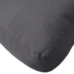 vidaXL Cojines para palets 2 unidades tela gris Antracita Sale