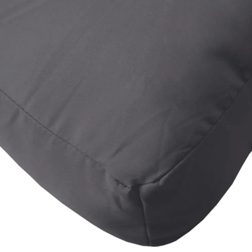 vidaXL Cojines para palets 2 unidades tela gris Antracita Sale