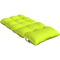 vidaXL Decoración-Cojines para silla respaldo bajo 2 uds tela Oxford verde brillo