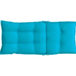 vidaXL Decoración-Cojines para silla con respaldo alto 2 uds tela Oxford turquesa