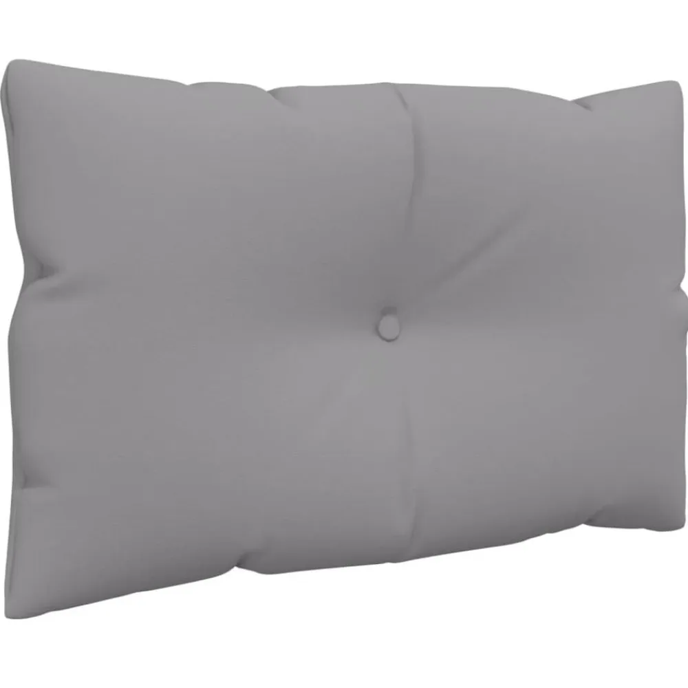 vidaXL Cojines para sofá de palets 2 unidades tela Gris New