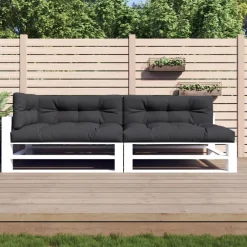 vidaXL Decoración-Cojines para sofá de palets 5 unidades tela