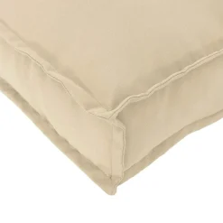 vidaXL Cojín 60 x 60 x 12 cm Tela Oxford Beige Discount