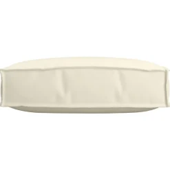 vidaXL Cojín 60 x 60 x 12 cm Tela Oxford Crema New