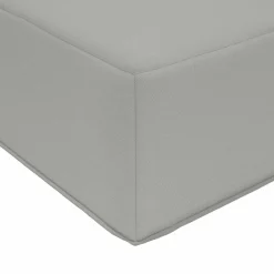 vidaXL Cojín de asiento de exterior 40 x 40 x 8 cm 100% Poliéster Gris Online