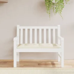 vidaXL Decoración-Cojín de banco de jardín tela Oxford 100x50x7 cm