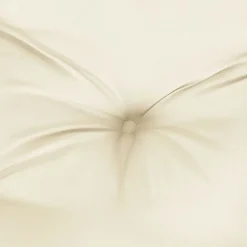 vidaXL Cojín de banco de jardín tela Oxford blanco 110x50x7 cm Crema Discount