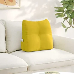 vidaXL Decoración-Cojín de Espalda 45 x 24 x 50 cm Terciopelo