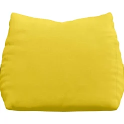 vidaXL Cojín de Espalda 45 x 20 x 35 cm tela Amarillo claro Outlet