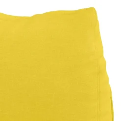 vidaXL Cojín de Espalda 45 x 20 x 35 cm tela Amarillo claro Outlet