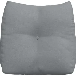 vidaXL Cojín de Espalda 45 x 24 x 50 cm tela Gris claro