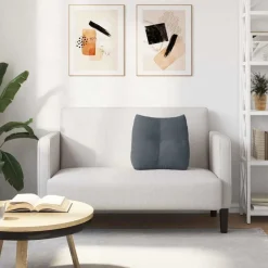vidaXL Decoración-Cojín de Espalda 45 x 24 x 50 cm Terciopelo