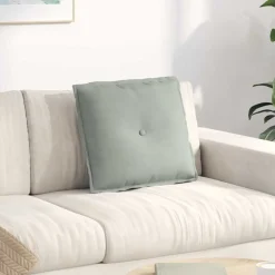 vidaXL Decoración-Cojín de Espalda 50 x 45 cm Tela de pana