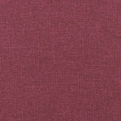 vidaXL Cojín de Espalda Rojo vino 50 x 19 x 45 cm tela Rojo vino tinto