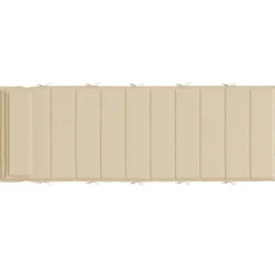 vidaXL Cojín de tumbona de tela Oxford 180x60x4 cm Beige Clearance