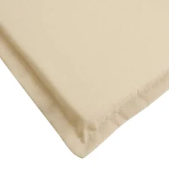 vidaXL Cojín de tumbona de tela Oxford 180x60x4 cm Beige Clearance