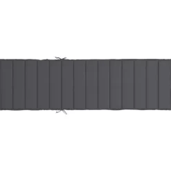 vidaXL Cojín de tumbona de tela Oxford gris 200x50x3 cm Antracita Hot