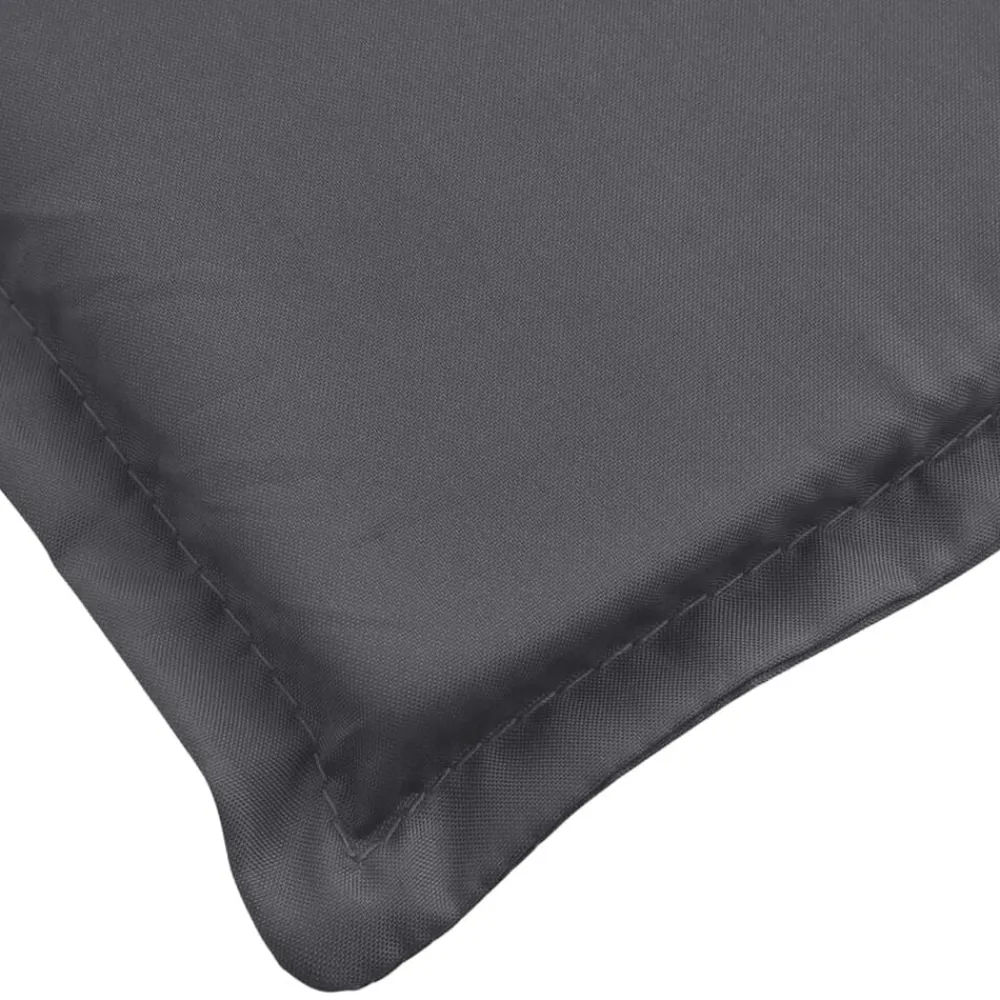 vidaXL Cojín de tumbona de tela Oxford gris 200x50x3 cm Antracita Hot