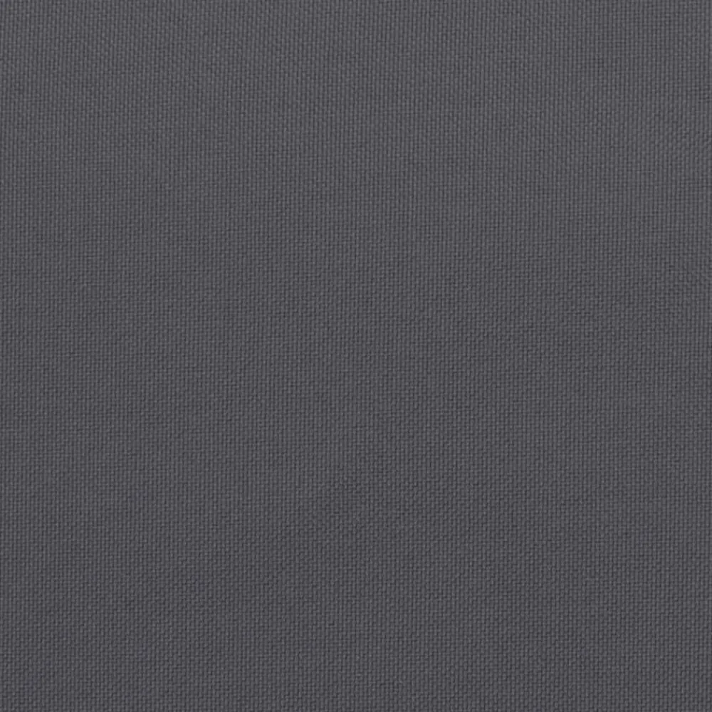 vidaXL Cojín de tumbona de tela Oxford gris 200x50x3 cm Antracita Hot