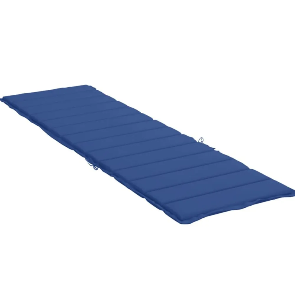 vidaXL Cojín de tumbona de tela Oxford azul 200x50x3 cm Azul real Clearance