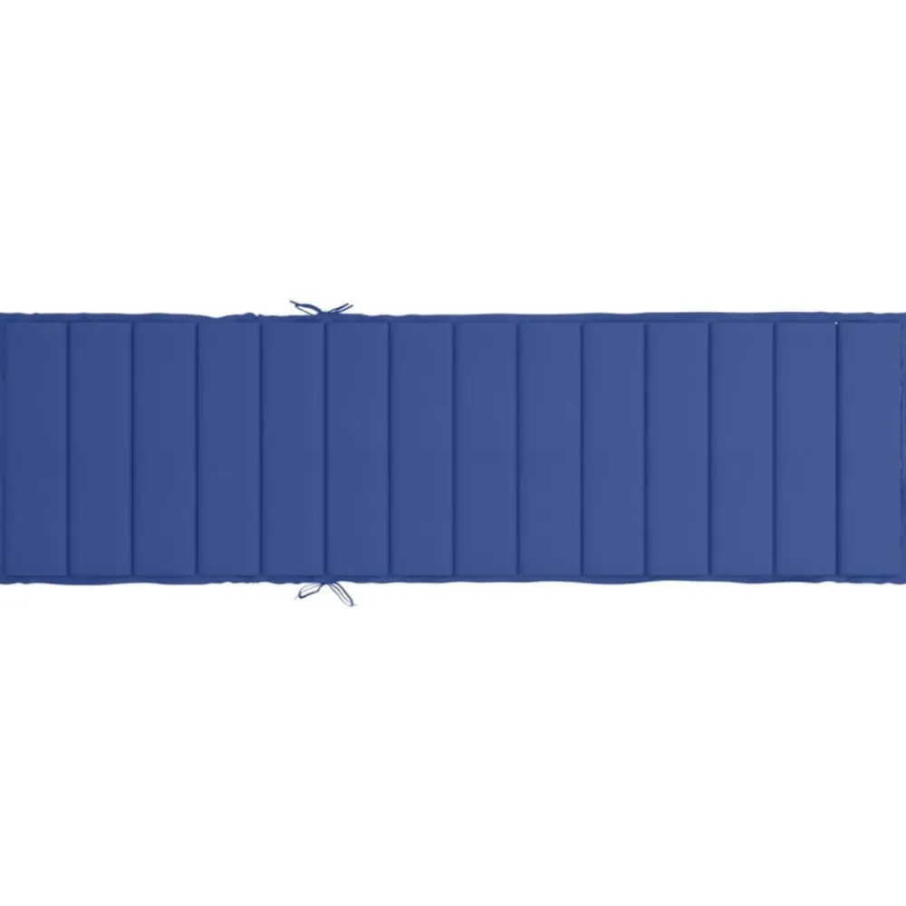 vidaXL Cojín de tumbona de tela Oxford azul 200x50x3 cm Azul real Clearance